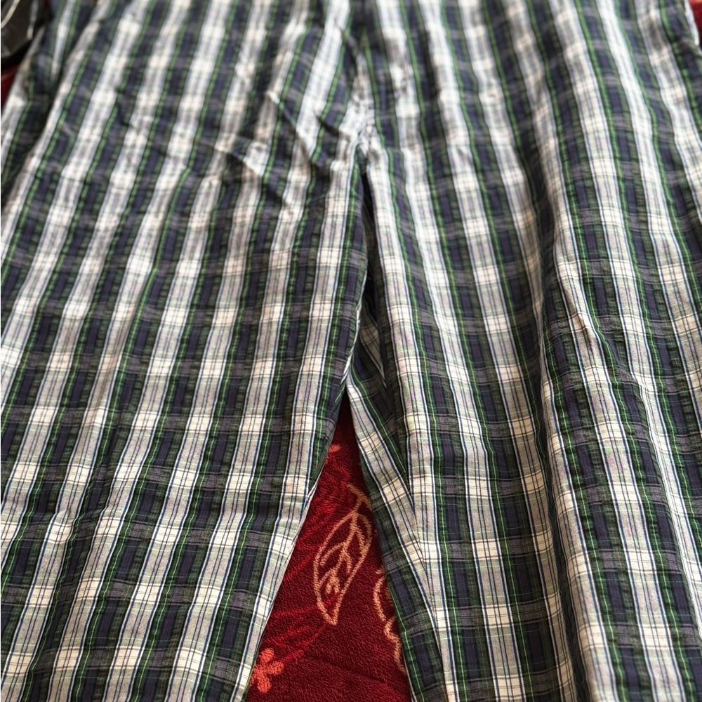 Polo by Ralph Lauren Green and Blue Plaid Pants